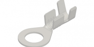 Клемма HATKO кольцо 6.4 латунь луженая (провод 2.5-4 мм) 101207016