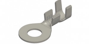 Клемма HATKO кольцо 8.4 латунь луженая (провод 4-6 мм) 101207019